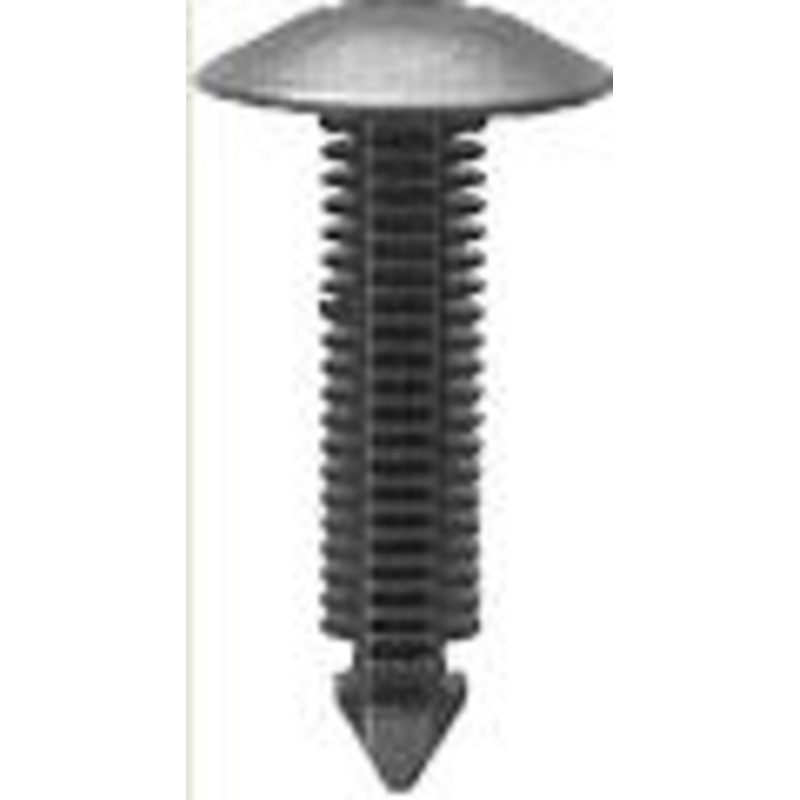 Black Universal Nylon Hood Seal Retainer Head Diameter 3/4, Stem Diameter 5/16, Stem Length 1-3/8 – 25 or 100 Pack