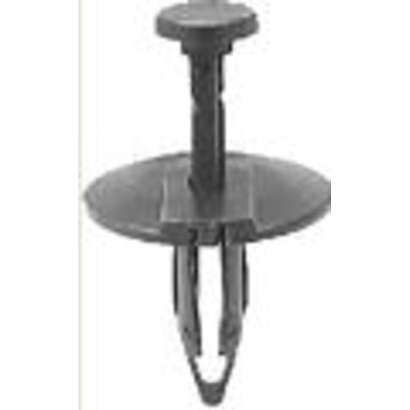 Black Universal Nylon Splash Shield Blind Rivet Head Diameter 1, Stem Length 7/8, Fits Into 1/4 H – 25 or 100 Pack