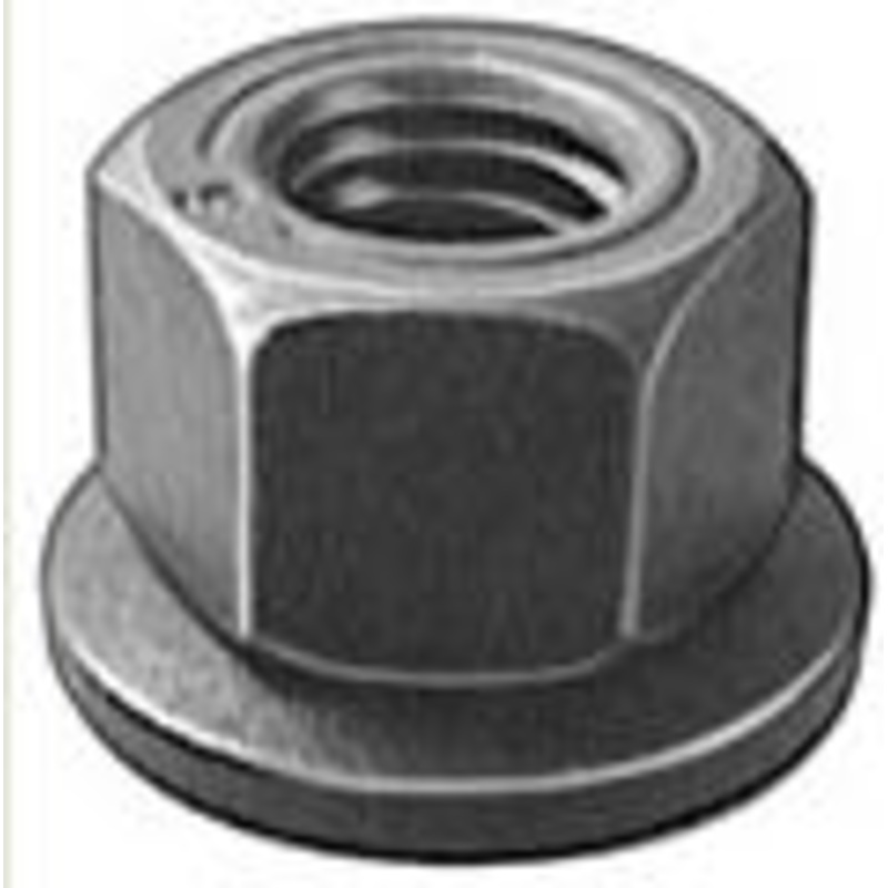 Loose Barbed Washer Black Phosphate Finish Metric Hex Nut 8 – 1.25mm, 13mm Hex Size, 24mm O.D. GM #