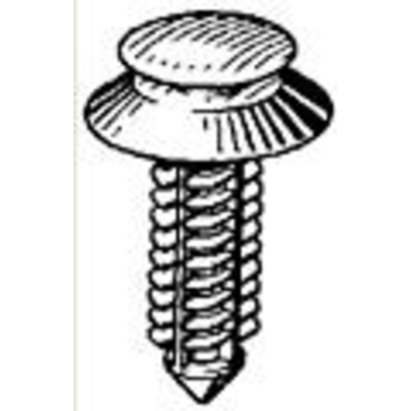 Natural Nylon Door Trim Panel Retainer Bottom Head Diameter 3/4 , Top Head Diameter 1/2,Stem Diame