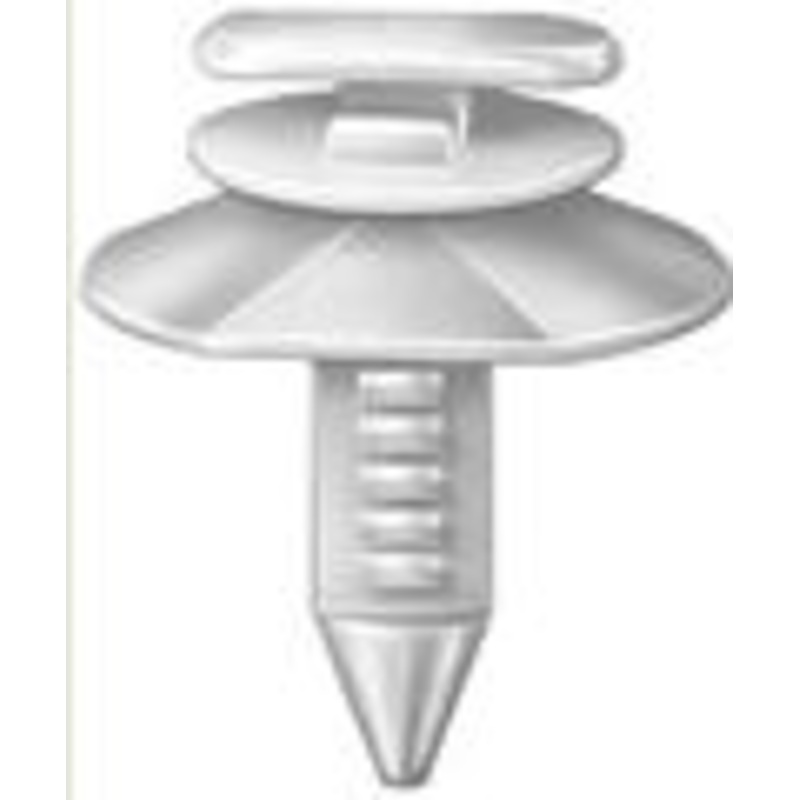 Natural Nylon Door Trim Panel Retainer Bottom Head Diameter 3/4×7/8,Top Head Diameter 9/32×19/32