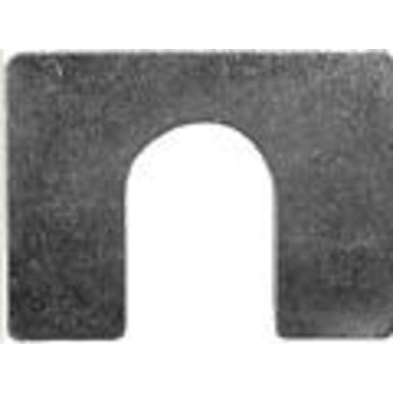 Steel Body Shim Bright Zinc Finish 1/8 Thick, 3/4 Slot, 2 x 1 1/2