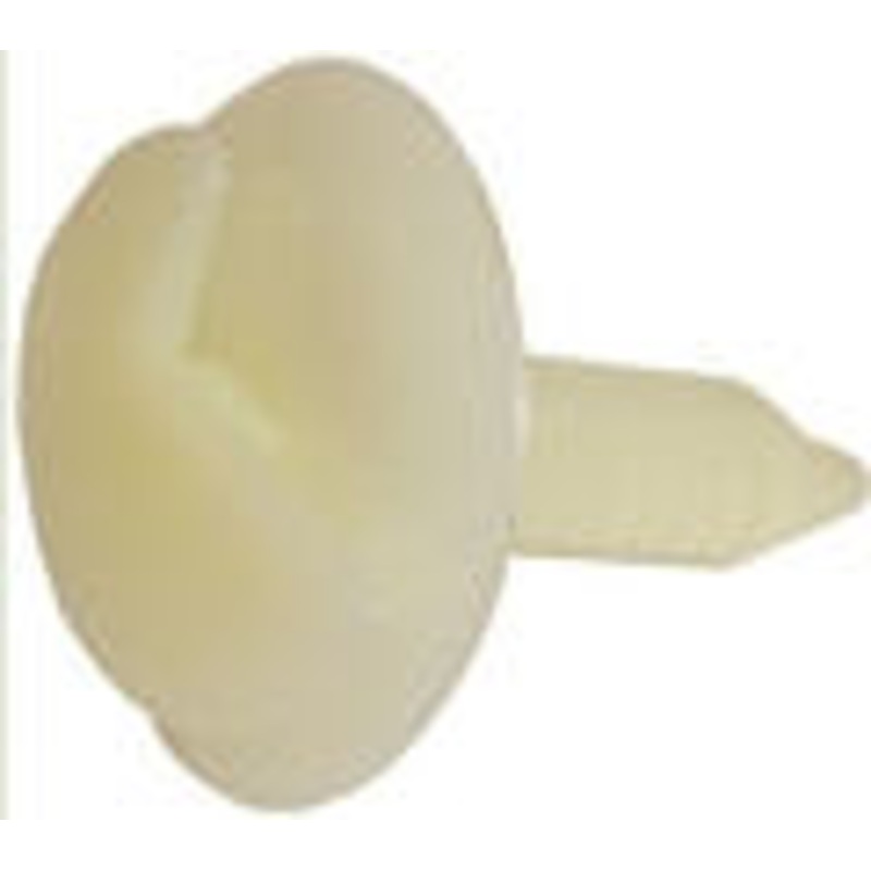 White Nylon Retains Conduit To Sheet Metal