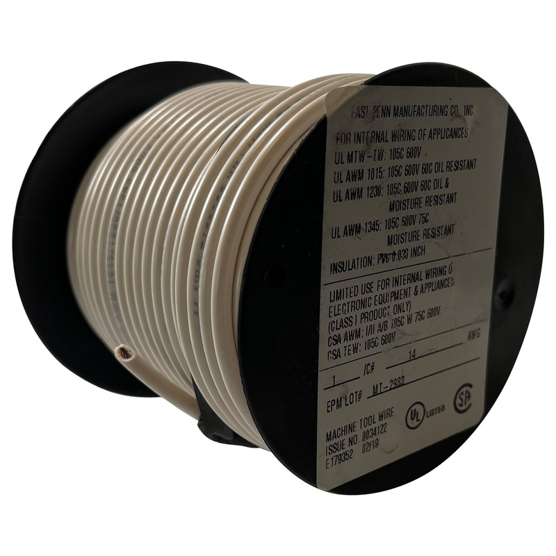 14 AWG Primary Copper 600V Machine Tool Wire – 100 ft Spool USA Made