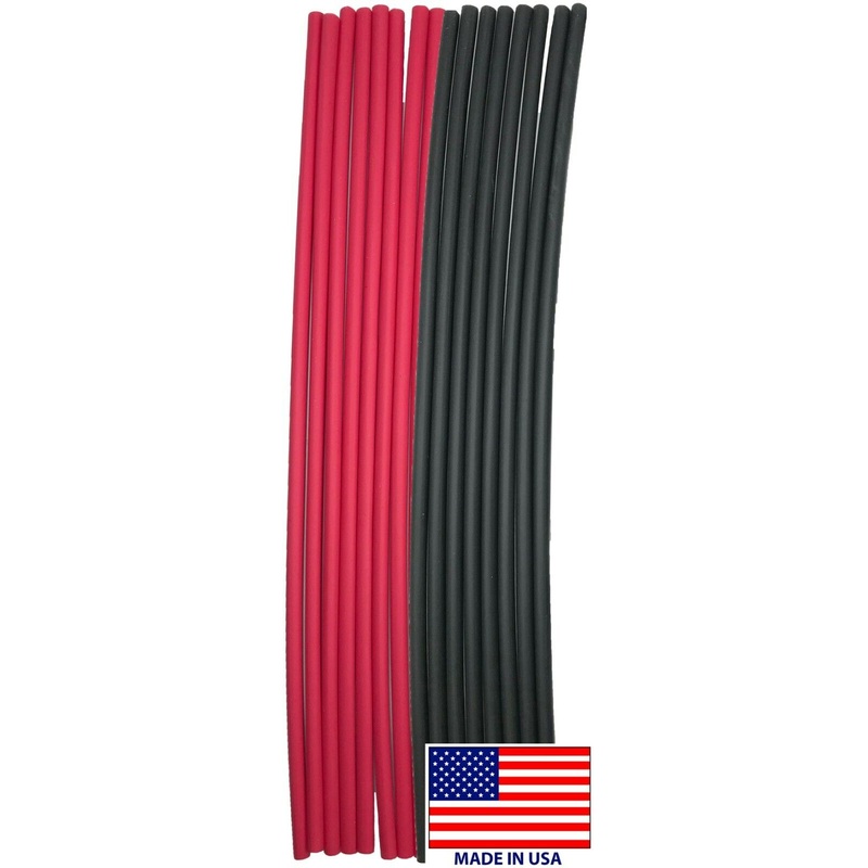 3/16 ID Heat Shrink Tubing – 3:1 Ratio – Dual Wall Adhesive – 12 Length – 16 Pack