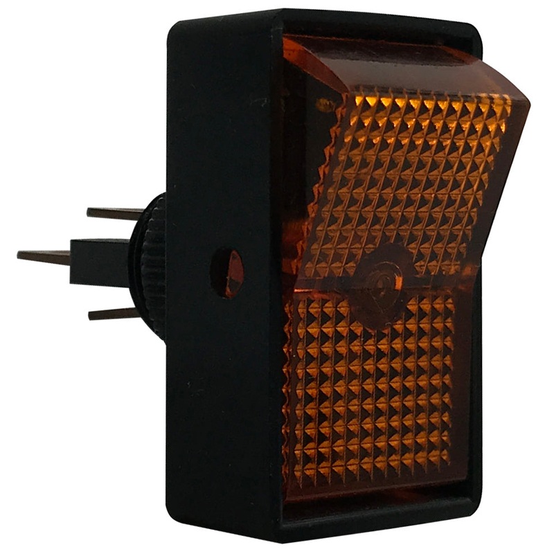 Heavy Duty Illuminated Rocker Switch – SPST – 20A @ 12V – 1 or 4 Pack
