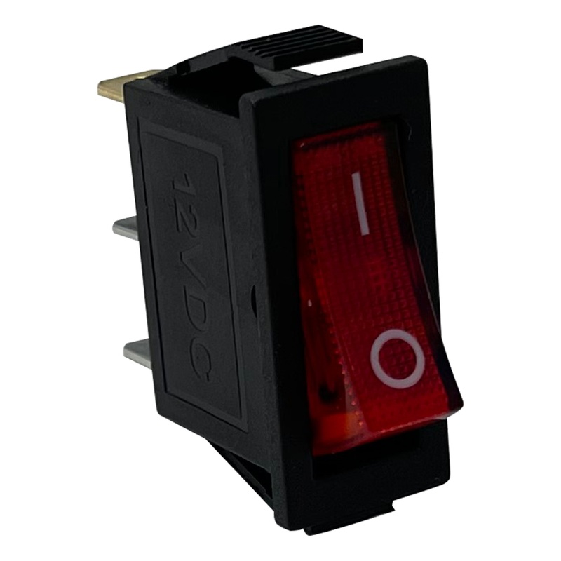 Illuminated Rocker Switch – SPST – 20A @ 12V – 1 or 4 Pack