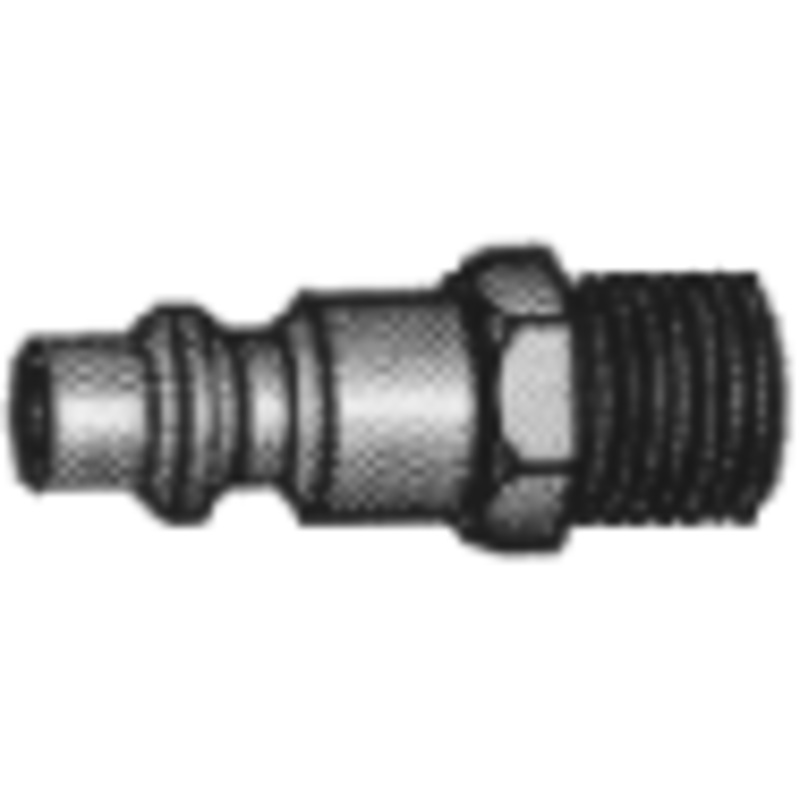 Milton type 1/4 NPT male Connector – 1 or 10 Pack