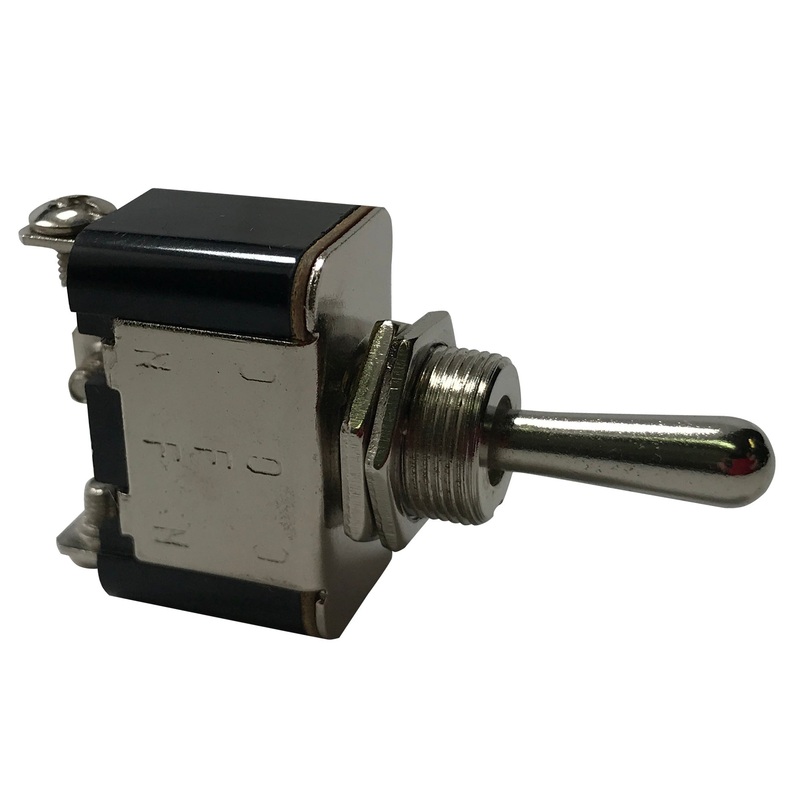 Momentary ON/OFF/ Momentary ON Toggle Switch – 25A @ 12V – Fits 1/2 Panel Hole – 1 or 2 Pack