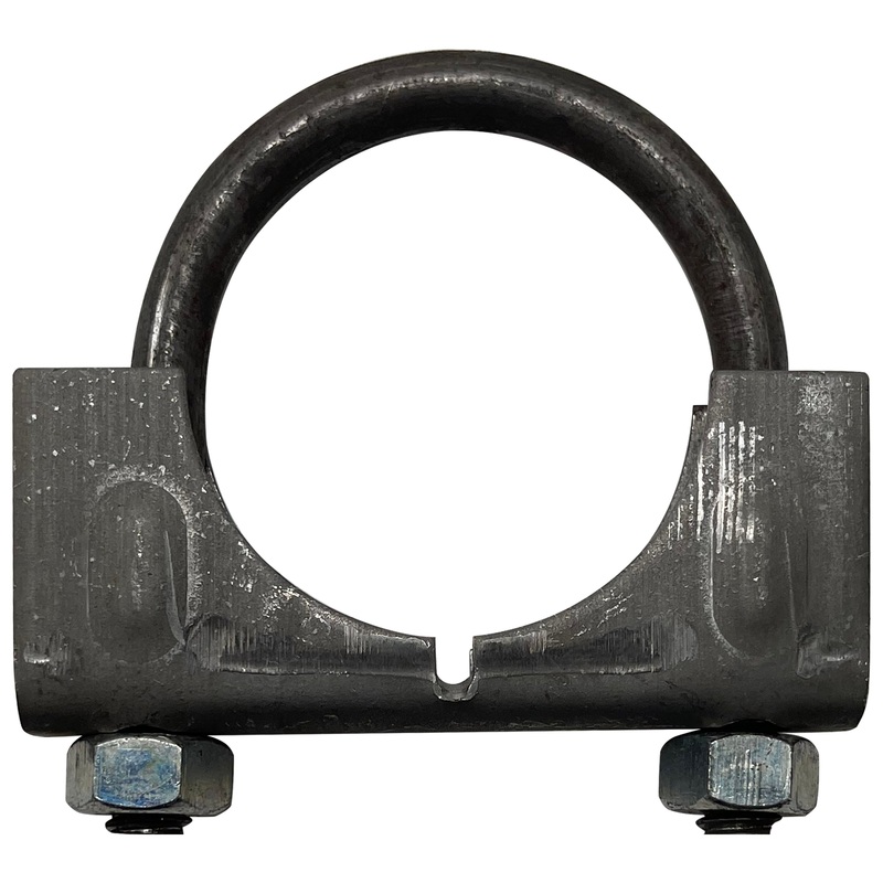 Nickson Universal 1 5/8 Exhaust Muffler ClAmp U-Bolt Pipe Saddle Style – 1 or 10 Pack – Made in USA