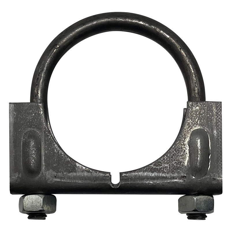 Nickson Universal 1 7/8 Exhaust Muffler ClAmp U-Bolt Pipe Saddle Style – 1 or 10 Pack – Made in USA
