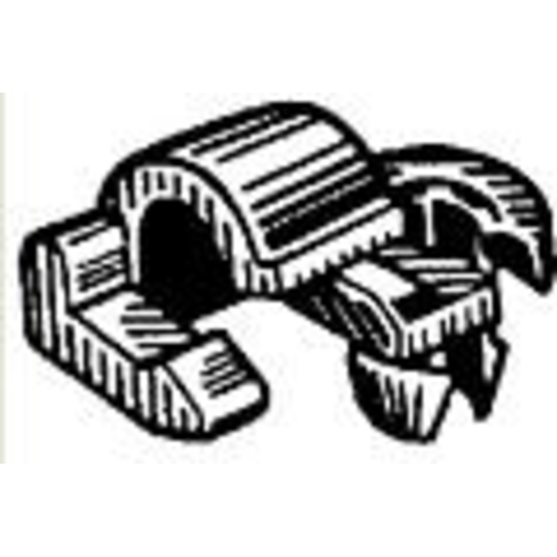 Nylon Door Lock Rod Clip Left-Hand Side, 5/32 (4mm) Rod Size GM 9815325, 16607593 Ford # D2VZ-652 – 25 or 100 Pack