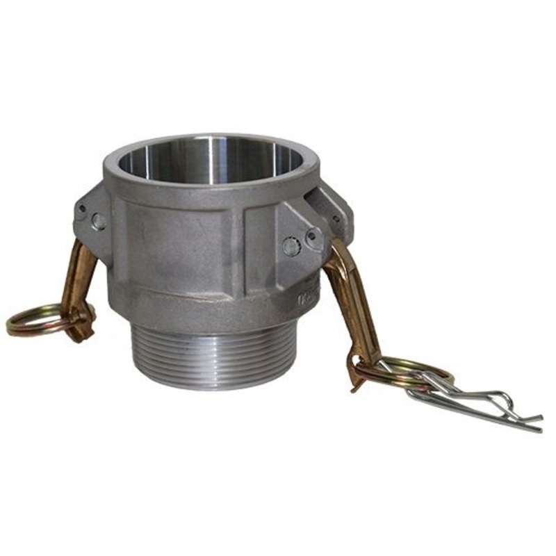 4 Type B Aluminum Camlock Female Adapter x Male NPT B400-AL