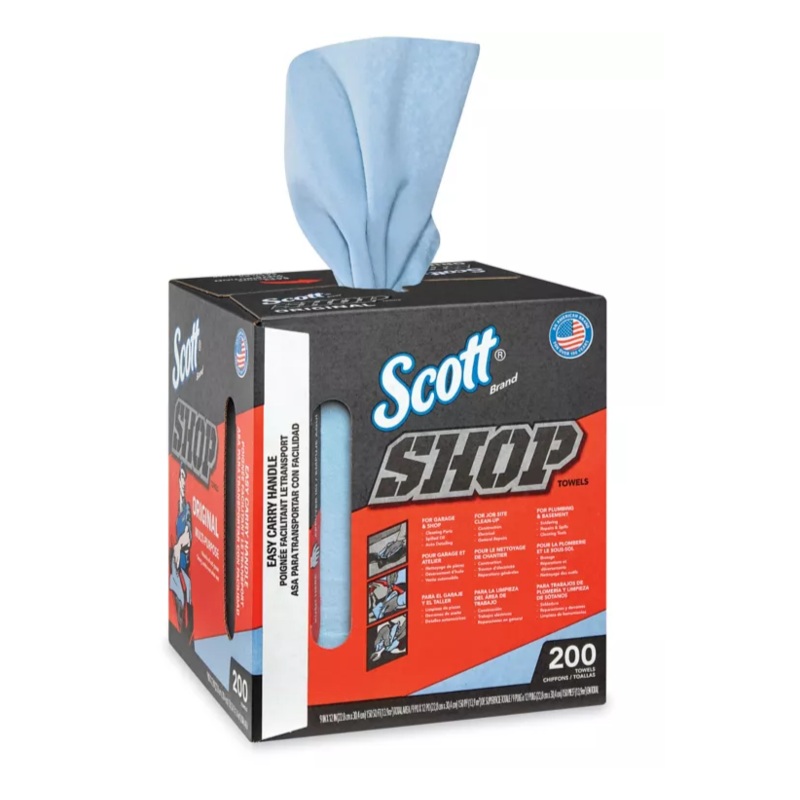 Scott Shop Towels Blue 200 Count