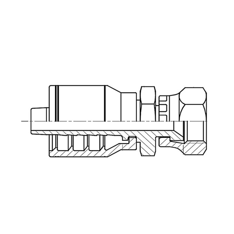 F2-0604-JFS JIC Female with Swivel