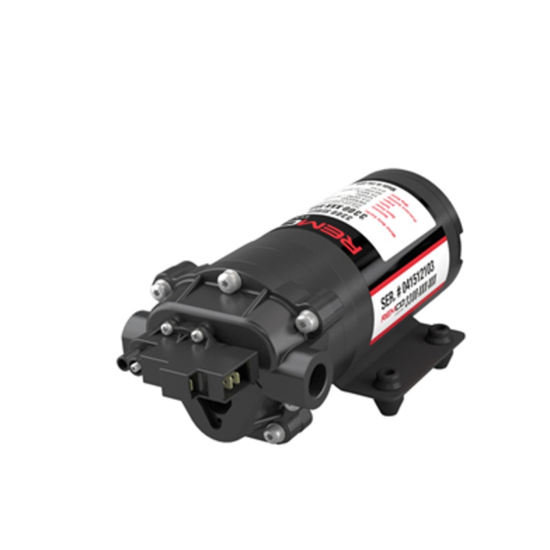 2.2 GPM 12V SPOT SPRAYER PUMP WITH 3/8 FPT PORT KIT, 2 PIN CONNECTOR