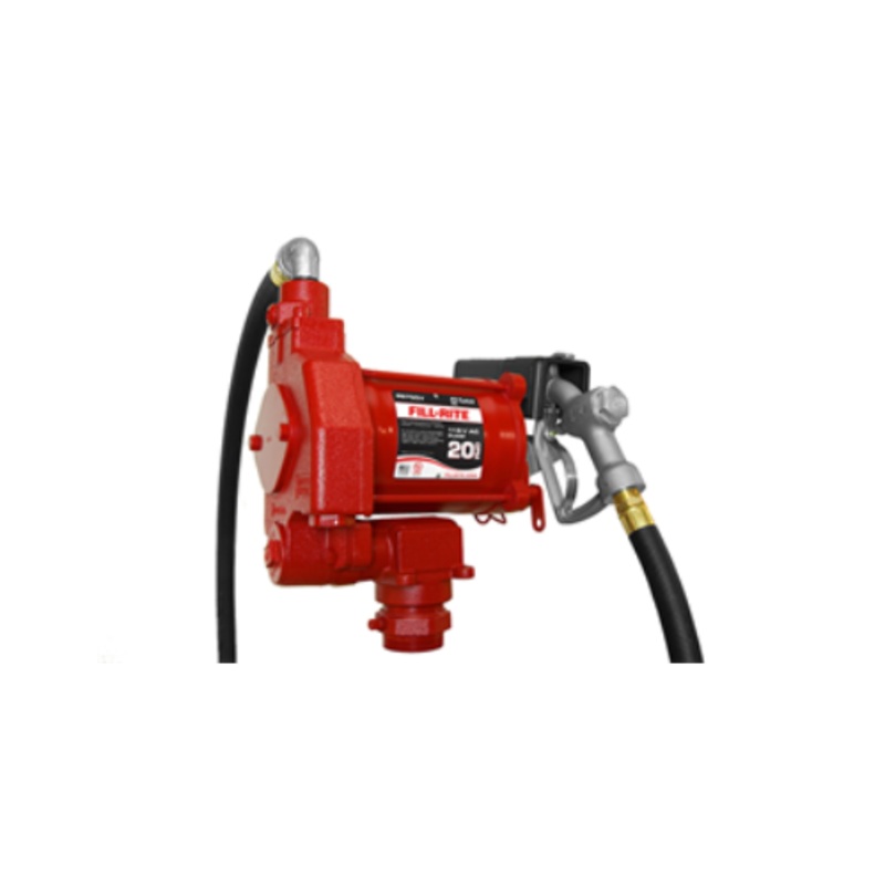 916-FR700 115 VOLT HEAVY DUTY AC FUEL TRANSFER PUMP WITH MANUAL NOZZLE- 20 GPM