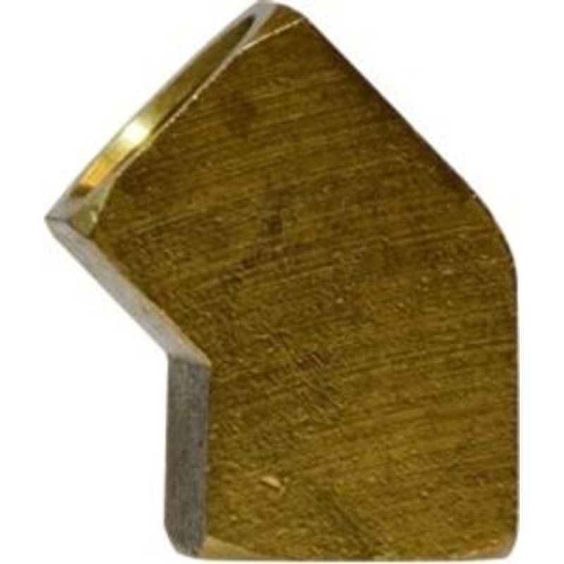 28019 1/4 FIPXFIP BRASS 45 ELBOW 25PK