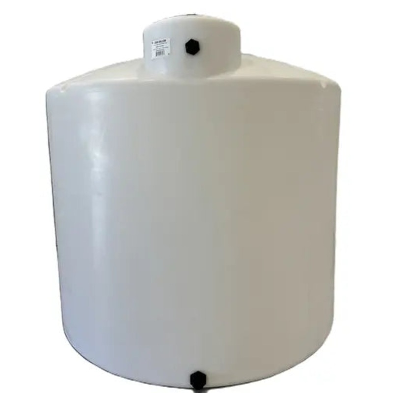 2500 GAL White Vertical Chemical Tank
