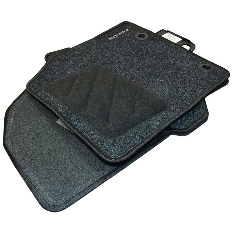 FOCUS CABRIOLET CC FRONT & REAR FLOOR MATS BLACK 2006-2010