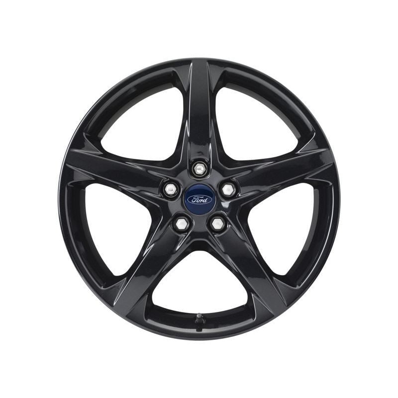 SET OF 4 FOCUS ST – FOCUS – C-MAX ALLOY WHEEL 18 5-SPOKE DESIGN, ABSOLUTE BLACK, 2014 – 2021