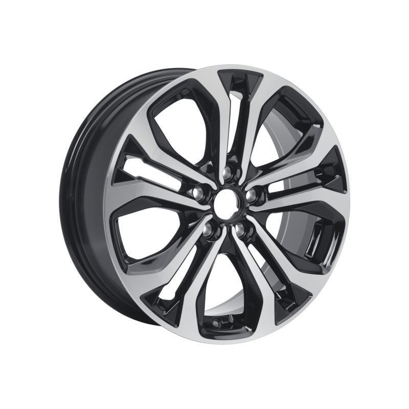 SET OF 4 PUMA ALLOY WHEEL 17 5 X 2-SPOKE DESIGN, ABSOLUTE BLACK/MACHINED 10/2019 –