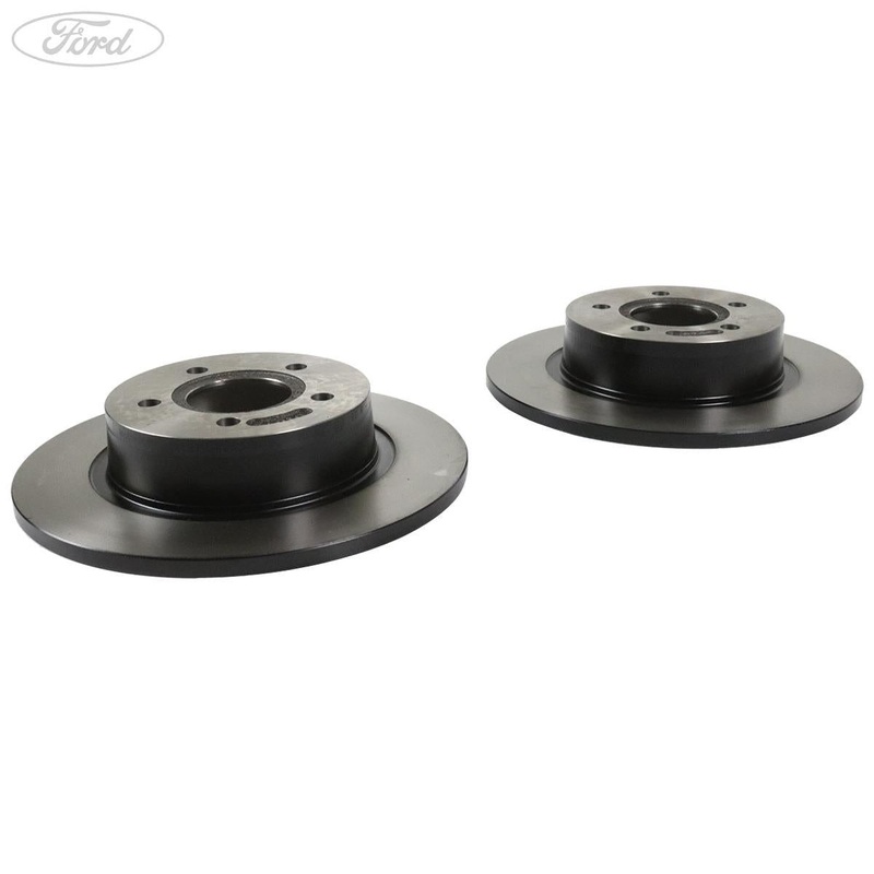 TRANSIT CONNECT REAR SOLID BRAKE DISCS PAIR SET 02-12