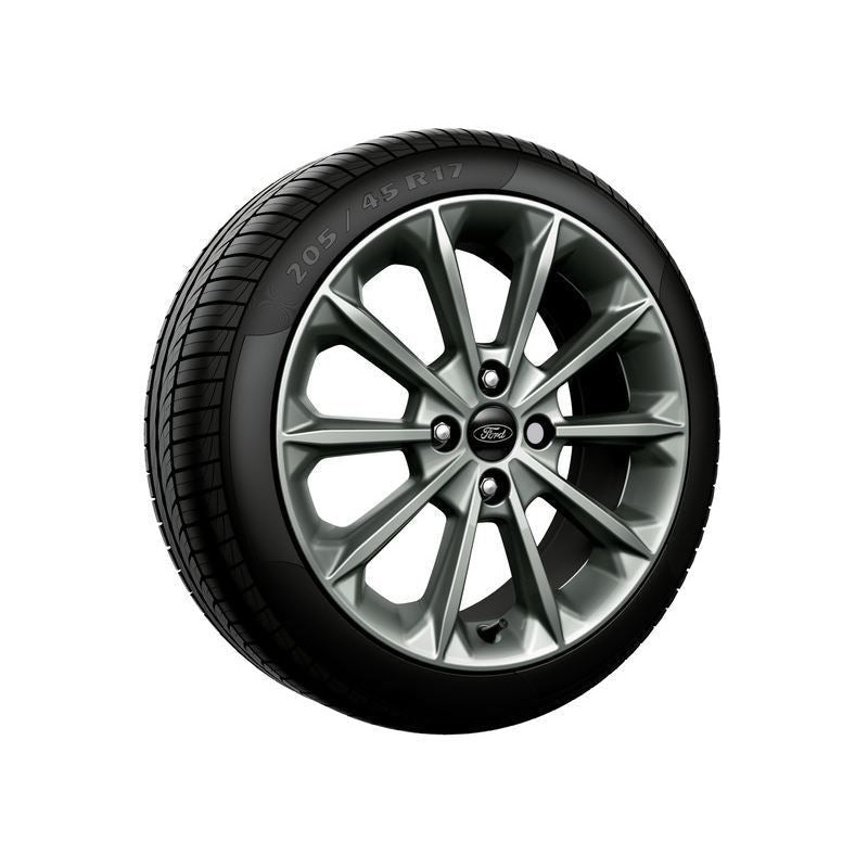 SET OF 4 FIESTA – FIESTA VAN ALLOY WHEEL 17 10-SPOKE DESIGN, LUSTER NICKEL, 2017 – 2021
