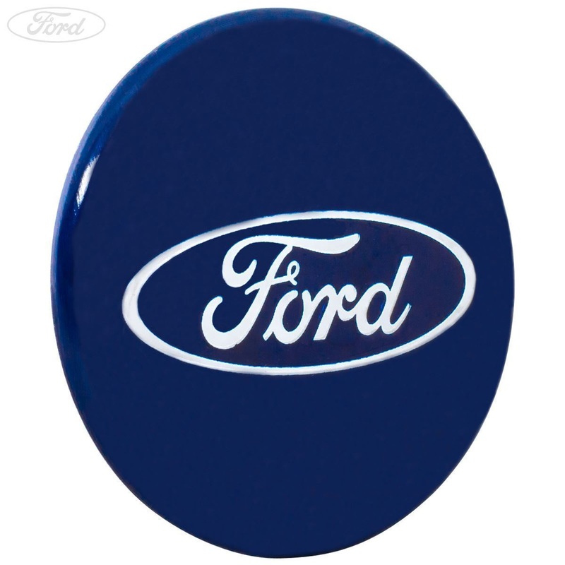 KA MK2 14 15 ALLOY WHEEL CENTRE CAP BLUE SINGLE 2008-2016