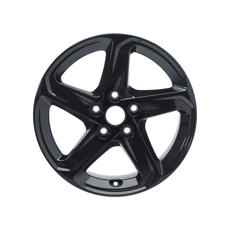 SET OF 4 FOCUS ALLOY WHEEL 16 5-SPOKE EASY-TO-CLEAN DESIGN, ABSOLUTE BLACK 04/2018 –