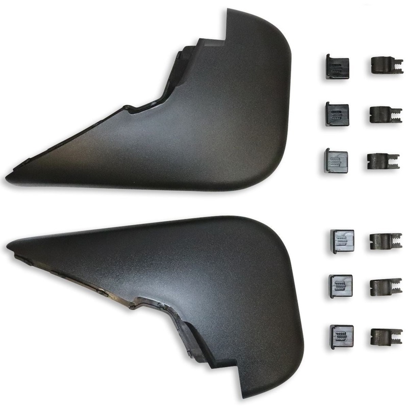 FIESTA FUSION FRONT MUD FLAP SPLASH GUARD KIT 02-12