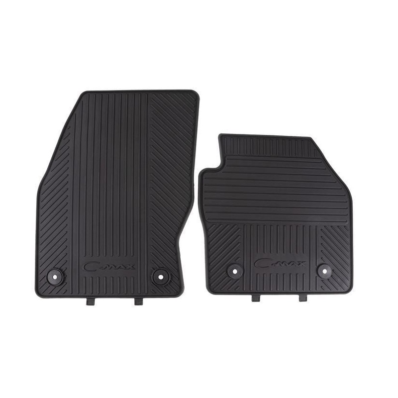 C-MAX FROM 11/2010 RUBBER FLOOR MATS FRONT,BLACK