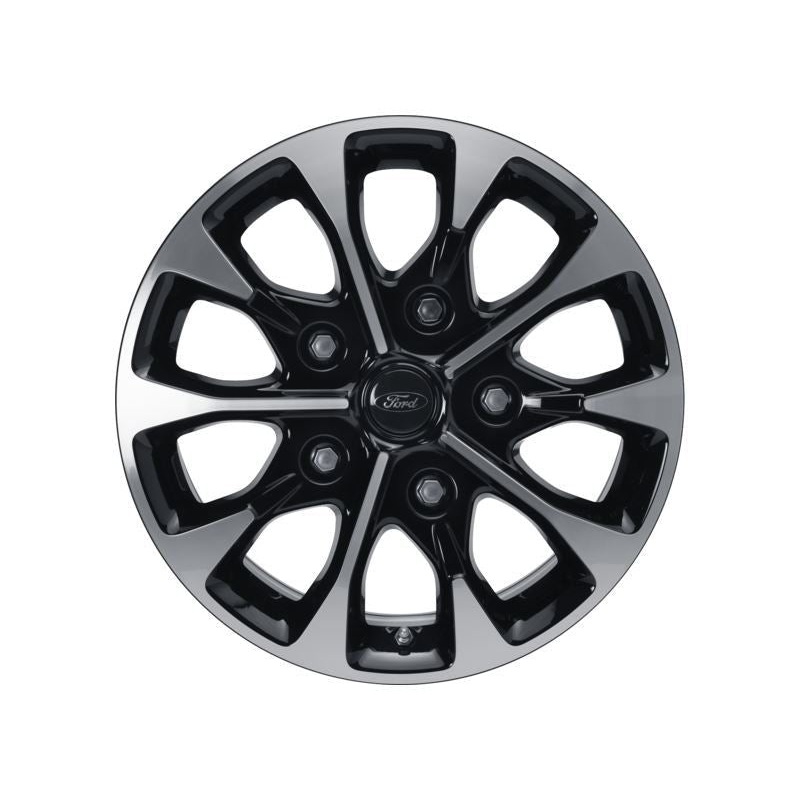 SET OF 4 ALLOY WHEELS WITH FITTING  01/2017