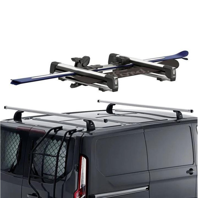 TRANSIT CUSTOM THULE ROOF BASE CARRIER & ROOF SKI CARRIER SNOWPACK EXTENDER 7325
