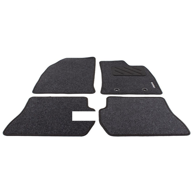 FIESTA MK6 FUSION FRONT & REAR CARPET FLOOR MATS 2002-2012