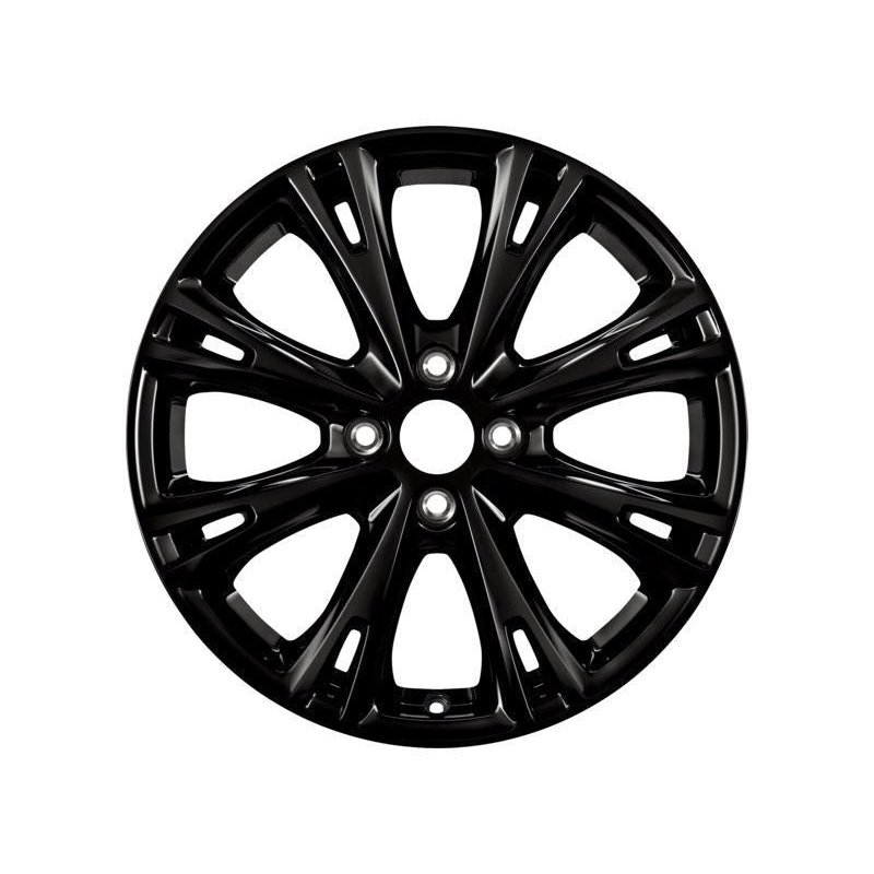 SET OF 4 FIESTA ALLOY WHEEL 17 8-SPOKE DESIGN BLACK 2014 – 2019