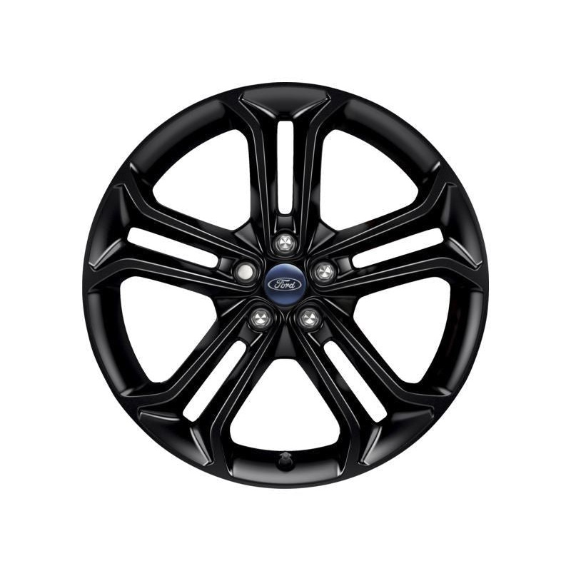 SET OF 4 FOCUS ALLOY WHEEL 19 5 X 2-SPOKE DESIGN, ABSOLUTE BLACK 09/2014 – 03/2018