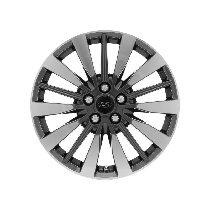 SET OF 4 FOCUS ALLOY WHEELS 17 15-SPOKE DESIGN, PEARL GREY