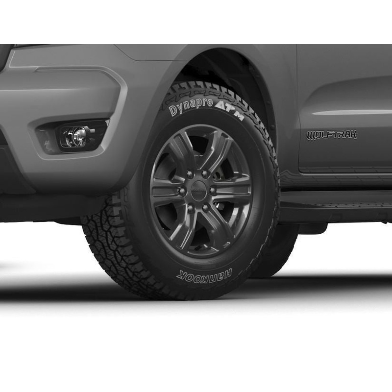 SET OF 4 RANGER 17 ASPHALT BLACK 6-SPOKE DESIGN ALLOY WHEEL 2019 – 2021