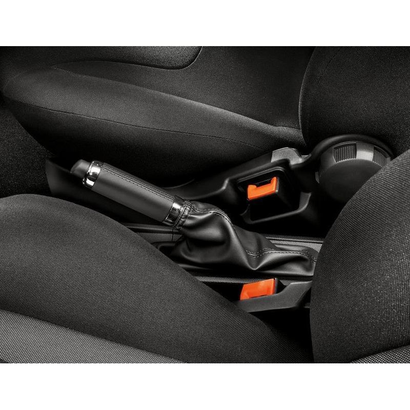 KA MK2 HAND-BRAKE COVER BLACK SHINY CHROME RINGS 08-16