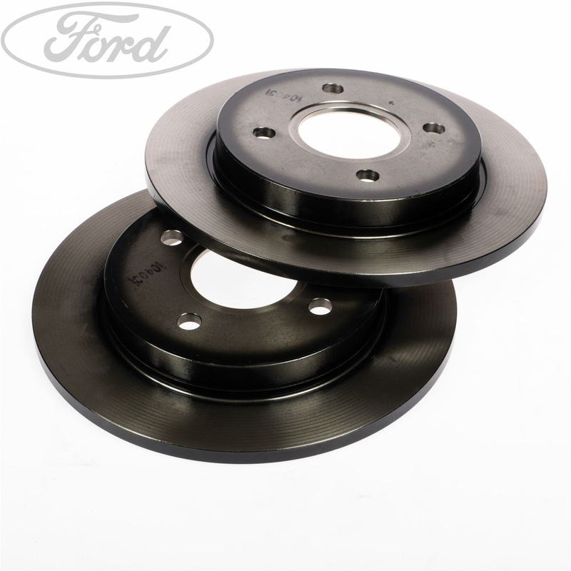 FIESTA MK7 FOCUS MK1 REAR SOLID BRAKE DISC PAIR 253MM