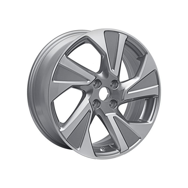 SET OF 4 ECOSPORT ALLOY WHEEL 18 5-SPOKE DESIGN, FLASH GREY/MACHINED 10/2017 –
