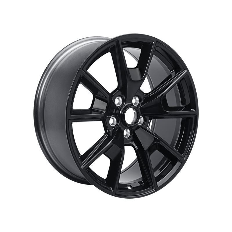 SET OF 4 MUSTANG ALLOY WHEEL 19 FRONT, 5-SPOKE Y DESIGN, BLACK SHADOW EDITION, 2015 – 2018