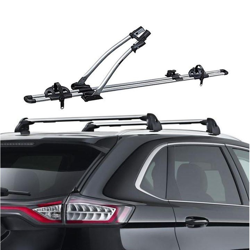 EDGE ROOF CROSS BARS & THULE ROOF BIKE CARRIER FREERIDE 532