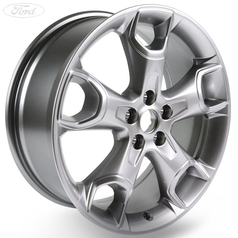 SET OF 4 KUGA 19 ALLOY WHEELS 5X2 SPOKE Y DESIGN TITANIUM 8J 12-16