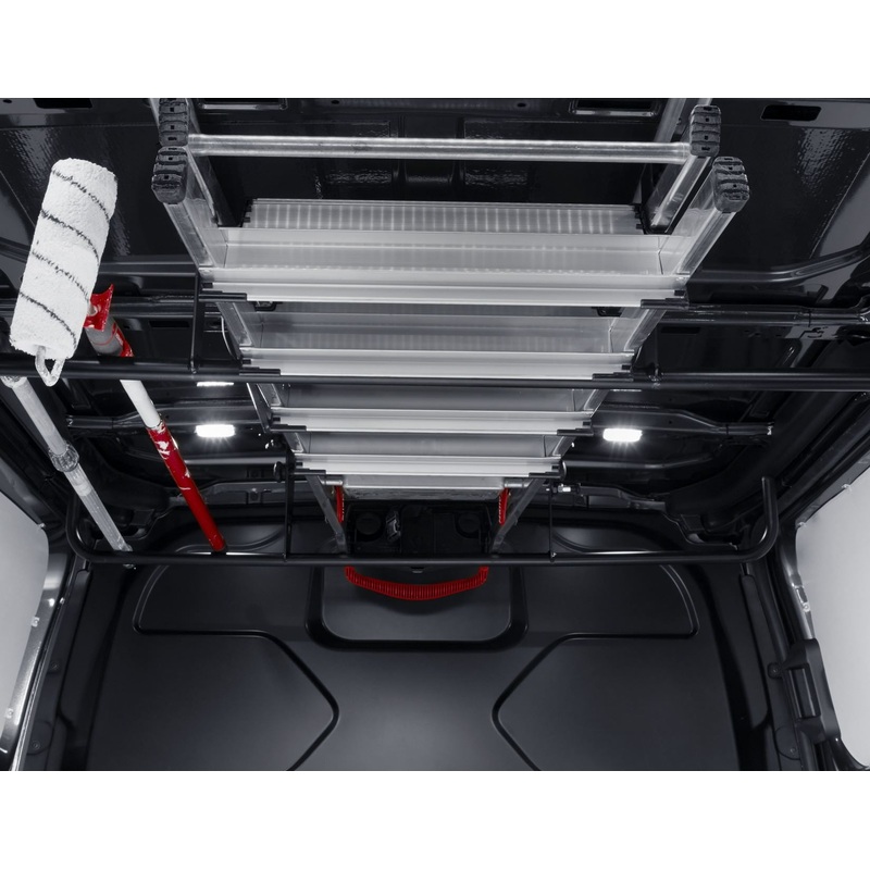 TRANSIT CUSTOM OVERHEAD RACKING SYSTEM WITH FITTING PANEL VAN AND SPORT VAN WITH LOW ROOF.,  09/2012