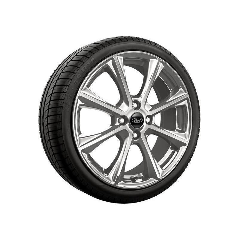 SET OF 4 FIESTA – FIESTA VAN ALLOY WHEEL 18 8-SPOKE DESIGN, POLISHED, 2017 – 2021