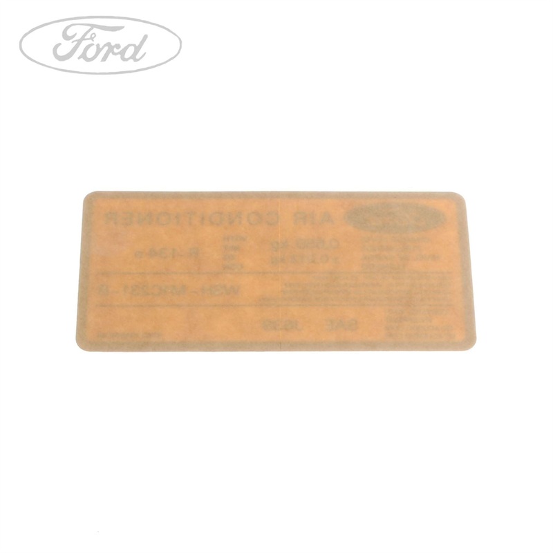 KA FIESTA FUSION AIR CONDITIONER DECAL