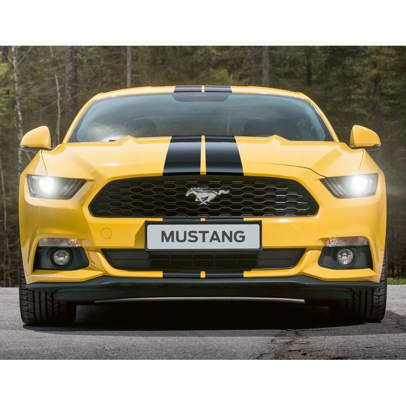 MUSTANG 03/2015-02/2018 HERPA PRINT* RACING STRIPES OVER-THE-TOP,GLOSS BLACK