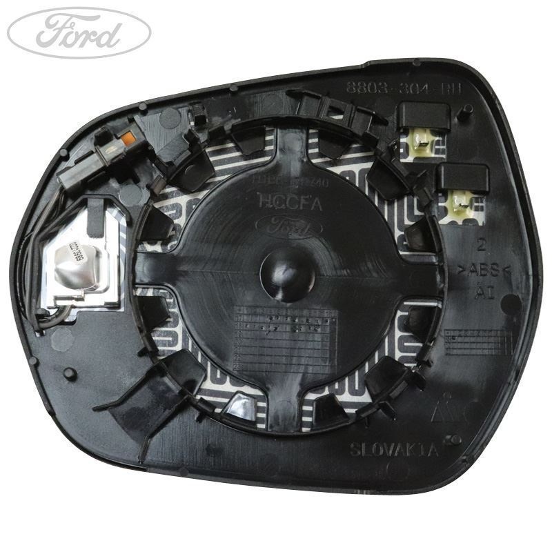 FIESTA O/S DOOR REAR VIEW MIRROR GLASS BLIND SPOT 2 17-